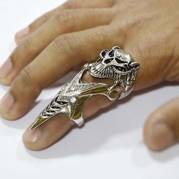 Full Hand Knuckle Rings Knuckle Full Finger Ring Collections | Adjustable Knuckle Joint Full ...